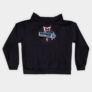 Blue 67 Pontiac GTO Kids Hoodie